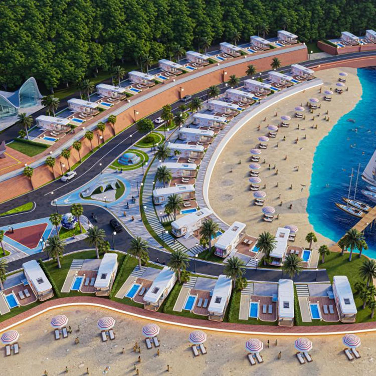 Quid est Mobile Hotel Domus paulatim faciens magna gradatim in voluptuaria similesve industria?
